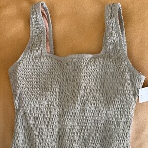 Geode One-piece Agave Bathing Suit